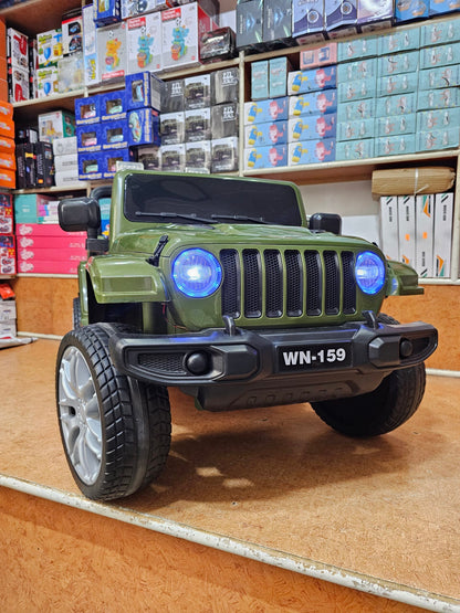 TurboTrail Green Jeep The Ultimate Kids’ Electric Ride-On