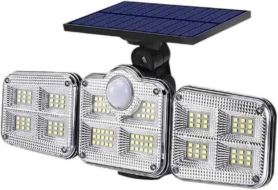 3 Head Motion Sensor 270 Wide Angle Illumination Waterproof Solar Light Maaz Solar