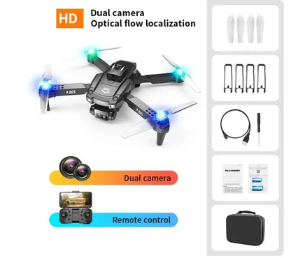 JS25 Dual 4K HD Camera Drone Professional Aerial Photography Intelligent Obstacle Avoidance Optical Flow Locating Foldable Drone