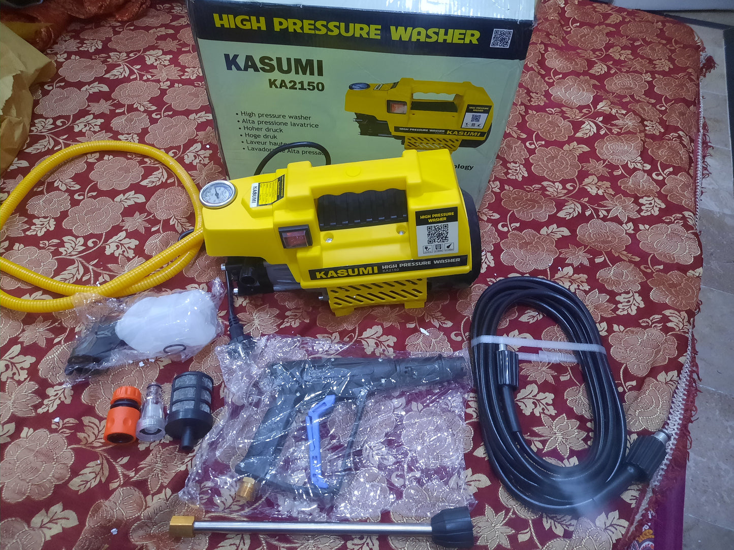 Kasumi High Pressure Washer - Up to 220Bar & 2150W