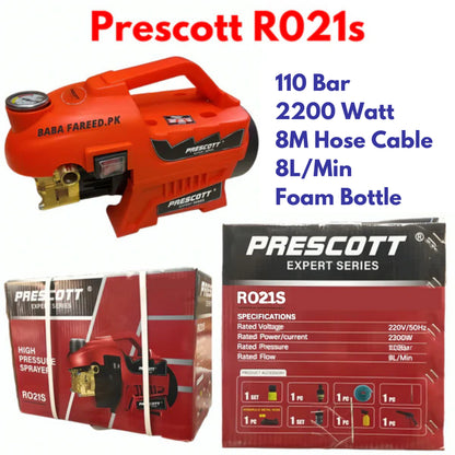 🎁 Sale Ending Soon 🚀 2200W – 110Bar Precott High Pressure Washer for Solar Panels & Car Washing