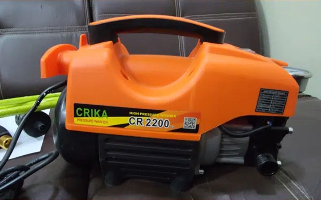 2200W - 220Bar CRIKA High Pressure Washer for Solar Panels & Car Washing