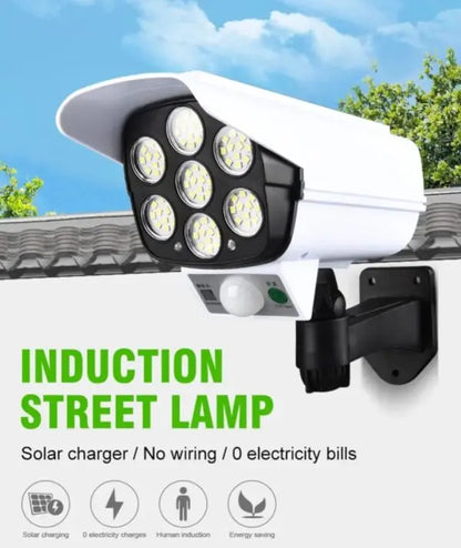 Multifunction Led Solar Street Light Wall Lamp Built-in Solar Rechargeable Battery Maaz Solar