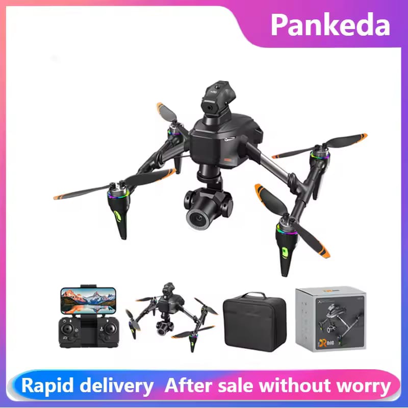 New H34 Drone 4K Professional HD Dual Camera 360° Obstacle Avoidance Brushless Foldable Quadcopter RC Professional Drone