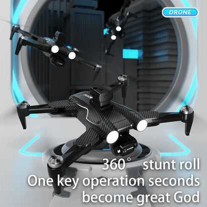 F167 drone 4K dual cameras obstacle avoidance optical wifi fpv foldable brushless Helicopter RC Drone Profesional Quadcopter