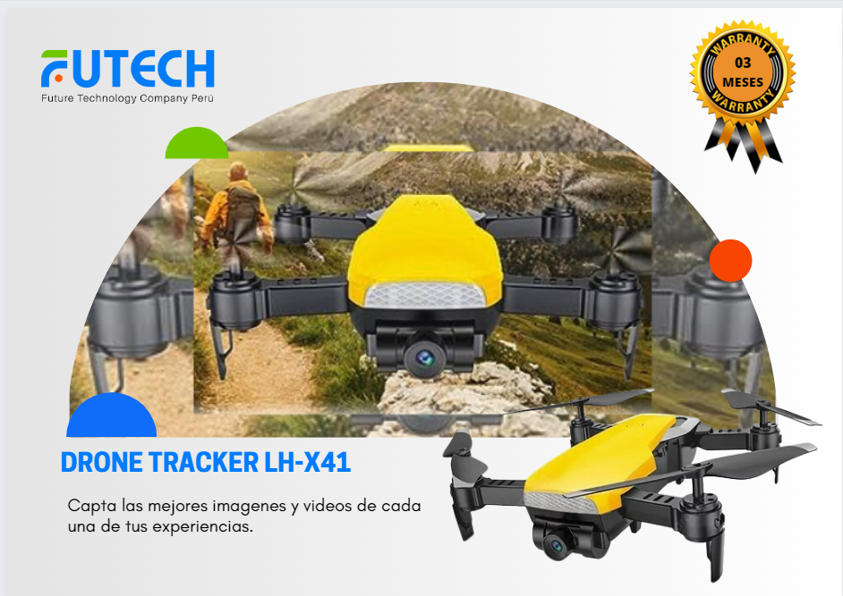 LH-X41 Tracker Remote Control Folding Drone With High Quality Obstacle Avoidance