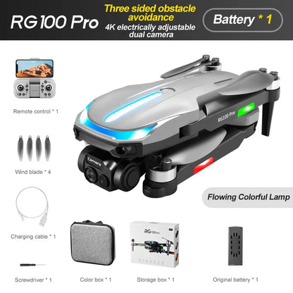 RG100Pro Brushless Motors Drones Foldable Camera Drone