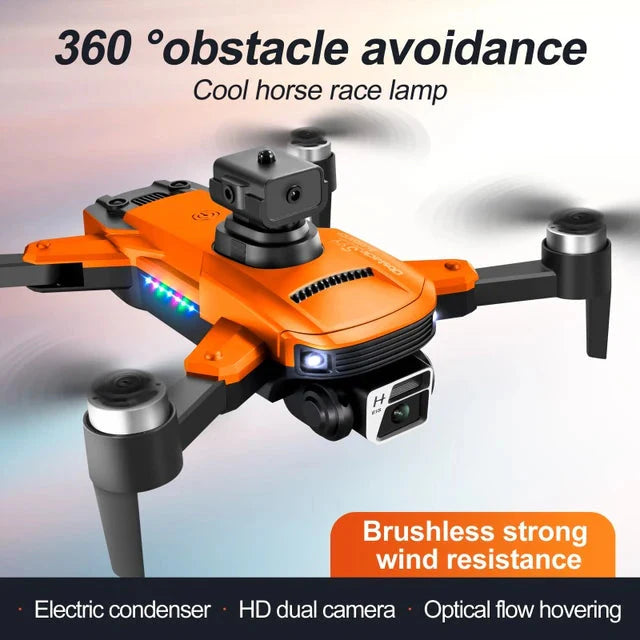 S99MAX Double Camera Foldable Drone Brushless Motors Drones With High Quality of obstacle avoidance (Free Combo Smart Watch) Mrsalepoint 