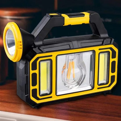 Solar Lantern Emergency Camping Lamp + Mobile Power Bank For Outdoor Camping Hiking