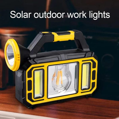 Solar Lantern Emergency Camping Lamp + Mobile Power Bank For Outdoor Camping Hiking